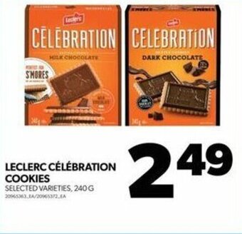 Real Canadian Superstore LECLERC CÉLÉBRATION COOKIES SELECTED VARIETIES, 240 G offer