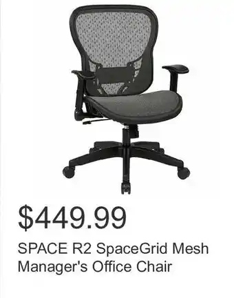 Costco SPACE R2 Space Grid Mesh Manager's Office Chair offer