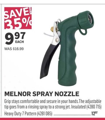 Co-op MELNOR SPRAY NOZZLE offer
