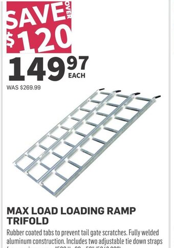 Co-op MAX LOAD LOADING RAMP TRIFOLD offer