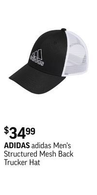Sport Chek Adidas men's structured mesh back trucker hat offer
