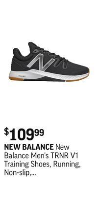 Sport Chek New balance men's trnr v1 training shoes, running, non-slip, lightweight, mesh offer