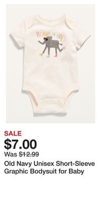 Old Navy Old navy unisex short-sleeve graphic bodysuit for baby offer