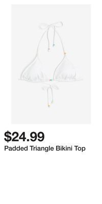 H&M Padded triangle bikini top offer