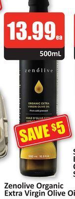 Starsky Zenolive organic extra virgin olive oil offer