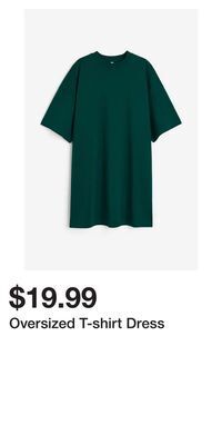 H&M Oversized t-shirt dress offer