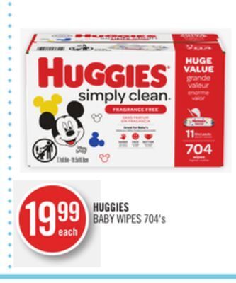 Shoppers Drug Mart Huggies baby wipes offer