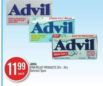 Shoppers Drug Mart Advil pain relief products offer