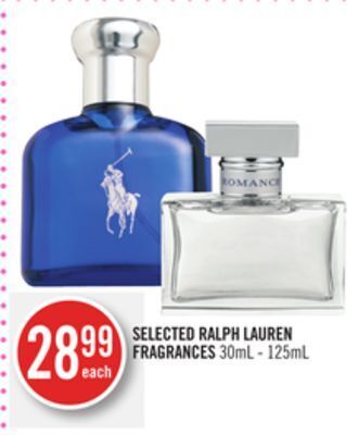 Shoppers Drug Mart Selected ralph lauren fragrances offer