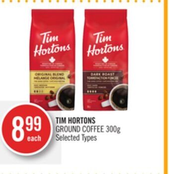 Shoppers Drug Mart Tim hortons ground coffee offer