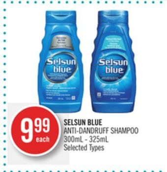 Shoppers Drug Mart Selsun blue anti-dandruff shampoo offer
