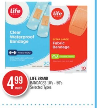 Shoppers Drug Mart Life brand bandages offer