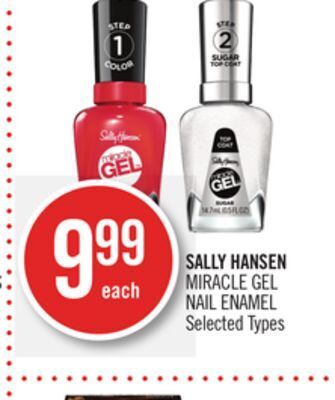 Shoppers Drug Mart Sally hansen miracle gel nail enamel offer