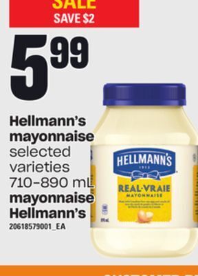 Independent City Market Mayonnaise hellmann's, 710-890 ml offer