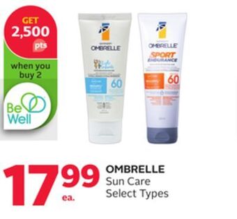 Rexall Ombrelle sun care offer