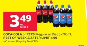 Rexall Coca-cola or pepsi offer