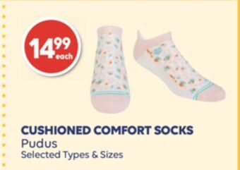 Wellwise by Shoppers Cushioned comfort socks pudus offer