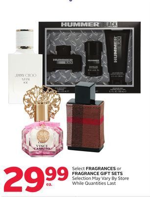 Rexall Select fragrances or fragrance gift sets offer