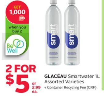 Rexall Glacéau smartwater offer