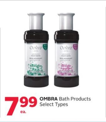 Rexall Ombra bath products offer