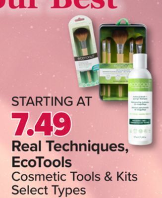 PharmaChoice Real techniques, ecotools cosmetic tools & kits offer