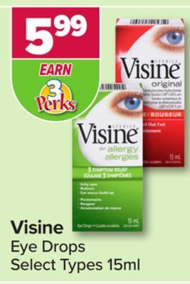 PharmaChoice Visine eye drops offer