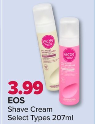PharmaChoice Eos shave cream offer