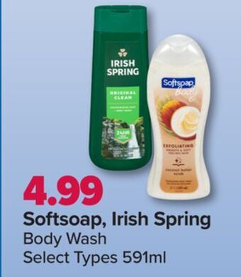 PharmaChoice Softsoap, irish spring body wash offer