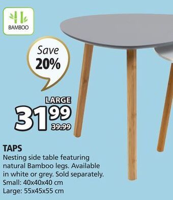 JYSK Taps nesting side table offer
