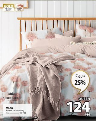 JYSK Milan 7-piece bed-in-a-bag offer