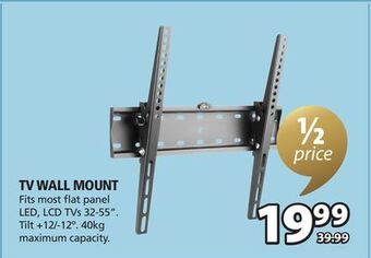 JYSK Tv wall mount fits most flat panel led, lcd tvs 32-55 offer