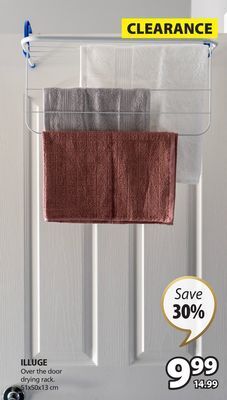 JYSK Illuge over the door drying rack offer
