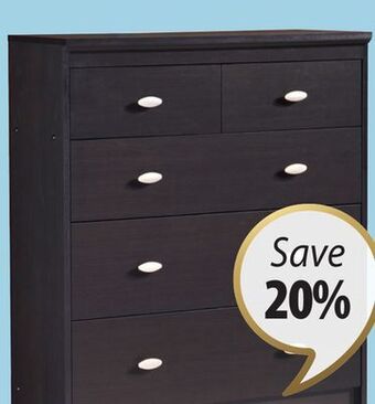 JYSK Dunbar 3+2 drawer offer