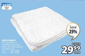 JYSK Breidtinden duvet light warm offer