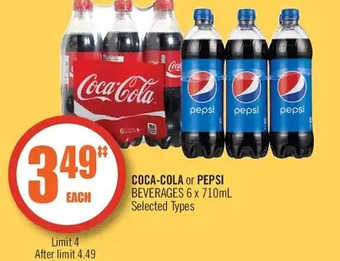 Shoppers Drug Mart Coca-cola or pepsi beverages offer