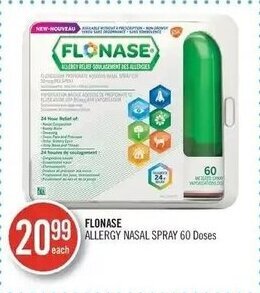 Shoppers Drug Mart FLONASE ALLERGY NASAL SPRAY 60 Doses offer