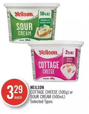 Shoppers Drug Mart Neilson cottage cheese or sour cream offer