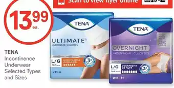Guardian Pharmacy Tena incontinence underwear offer