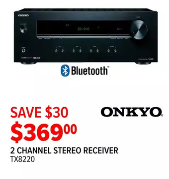 2001 Audio Video Onkyo 2 channel stereo receiver offer