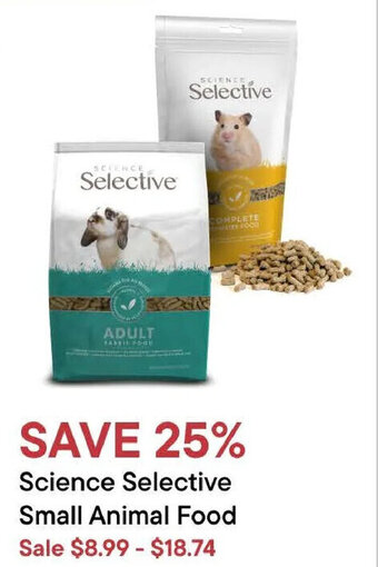 Petvalu Science Selective Small Animal Food offer