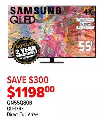 2001 Audio Video Samsung qled 4k offer