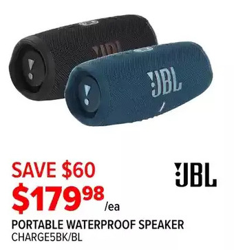 2001 Audio Video Jbl portable waterproof speaker offer