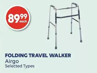 Wellwise by Shoppers Airgo folding travel walker offer