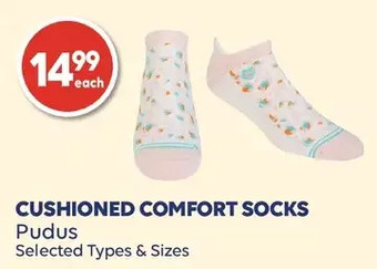 Wellwise by Shoppers Pudus cushioned comfort socks offer