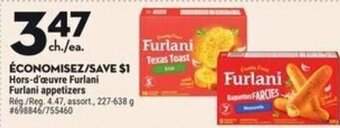 Giant Tiger Furlani appetizers offer