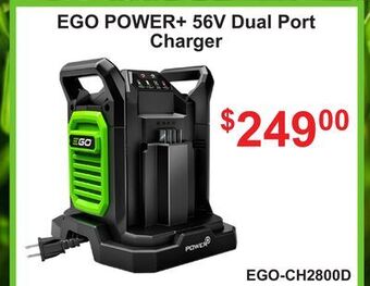 Atlas Tools & Machinery Ego power+ 56v dual port charger offer