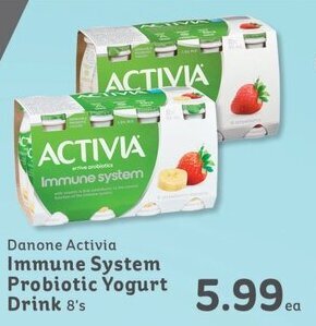 IGA Danone Activia Immune System Probiotic Yogurt Drink 8's offer