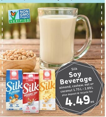 IGA Silk soy beverage offer