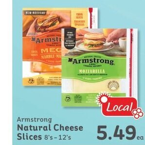 IGA Armstrong Natural Cheese Slices 8's-12's offer