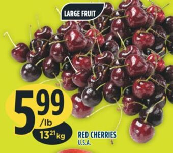Marché Adonis Red cherries offer